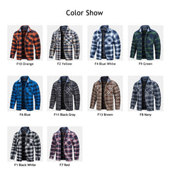 Plaid Flannel Shirts Long Sleeves Casual Cotton Shirt