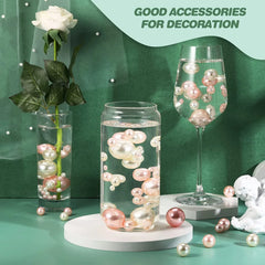 100Pcs DIY Floating Pearl Vase Filler, Decor for Desk Decoration, Party, Gift for Friend