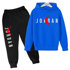 Hoodie Pants Two Piece Suit Boys And Girls Outdoor Sports Set