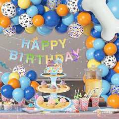 kids Birthday Party Decoration Supplies Tableware Plate Cup Napkin Tablecloth Cake Topper Balloon Banner Birthday Party Favors