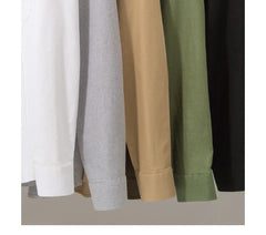 Classic fit fashion 100%Cotton long-sleeve shirt