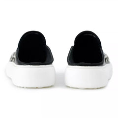 Genuine Leather Thick Sole Street Trendy Button Mule Shoes Slip on Loafers