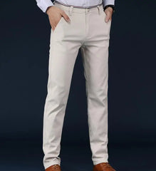 Plaid Trousers Slim Pants Gray Stripe