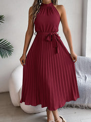 Robe plissée