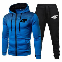 2 Piece Set Tracksuit Sport Zipper Suit Casual