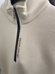 Cotton Zipper Cardigans