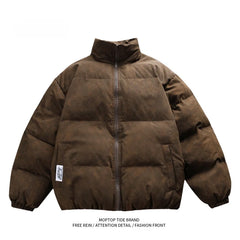 Thick Bomber Puffer Soft Jacket