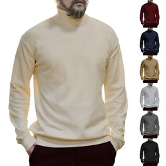 Cotton Half High Neck Base Sweater