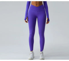 High Waist Cross Yoga Pants for Women